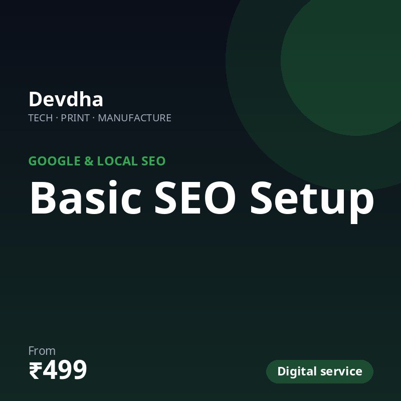 Basic SEO Setup