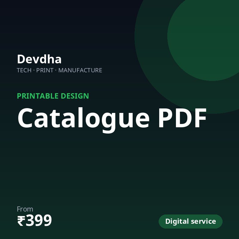 Catalogue PDF