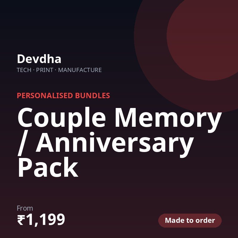 Couple Memory / Anniversary Pack