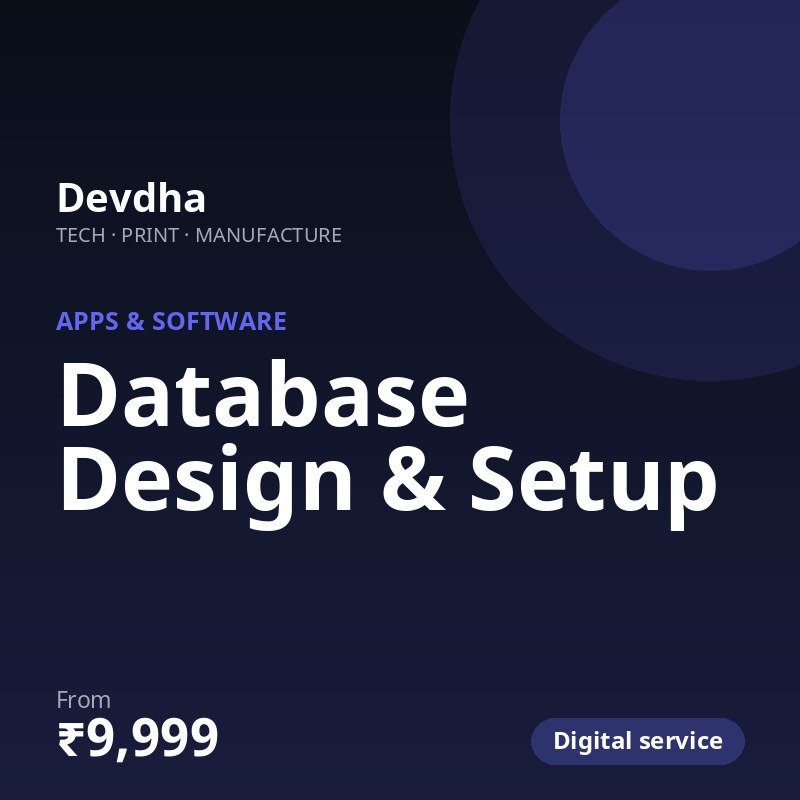 Database Design & Setup