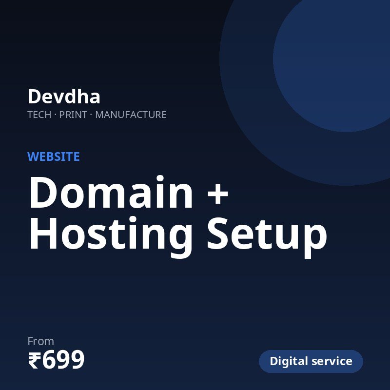 Domain + Hosting Setup