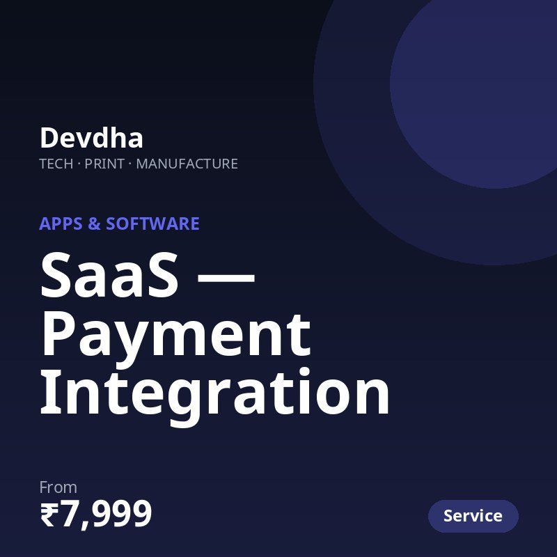 SaaS — Payment Integration