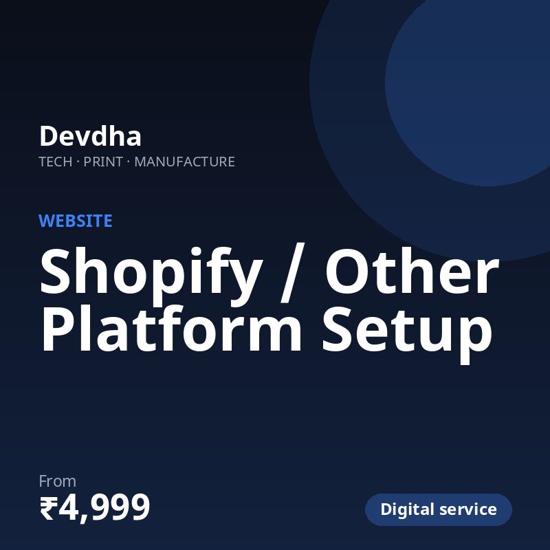 Shopify / Other Platform Setup